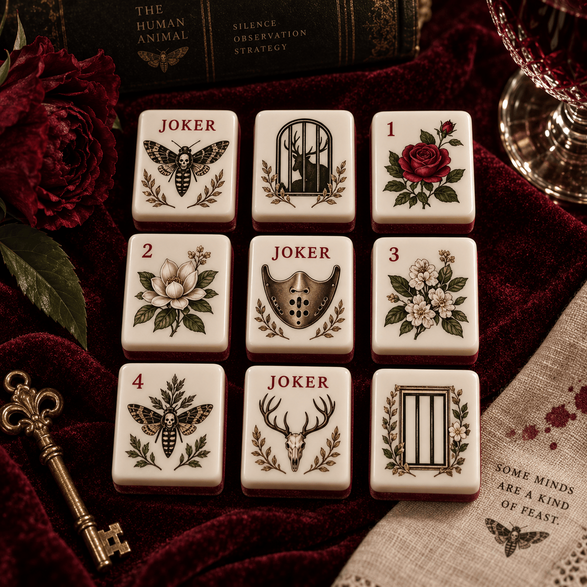 Premium HLBL Mahjong Tiles Set TNSM
