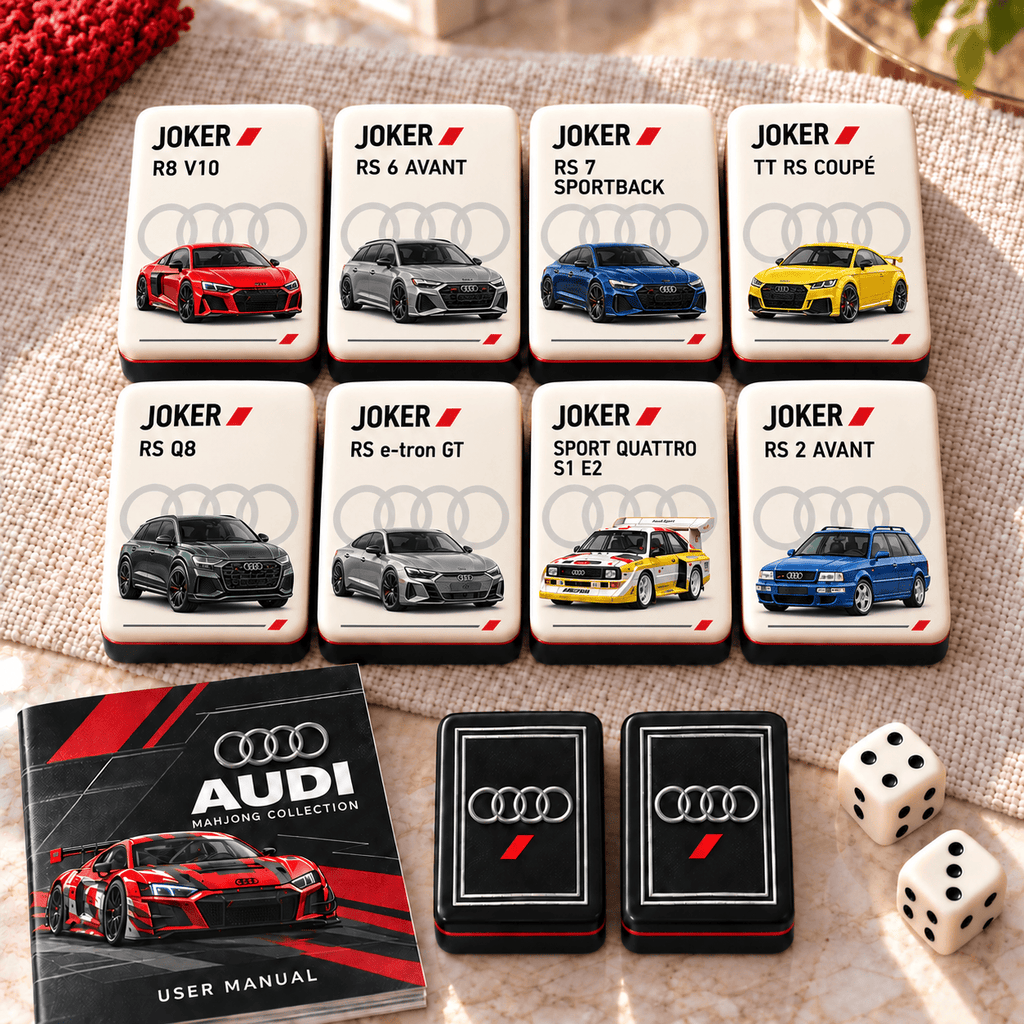 Premium AUD Mahjong Tiles Set TTMH