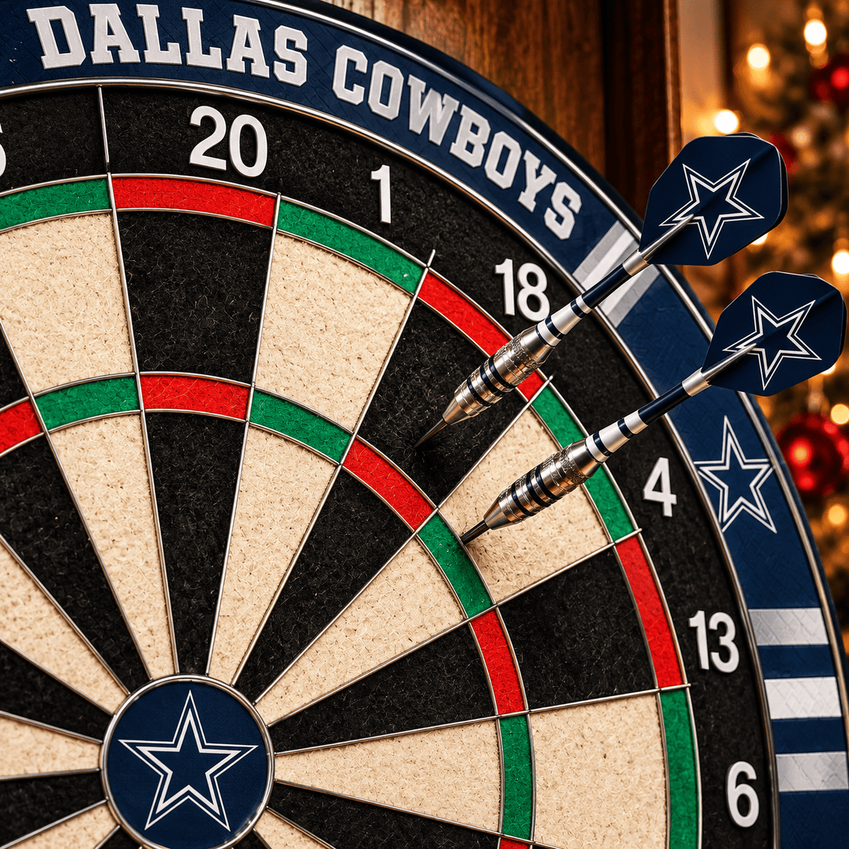 DLCB Premium Dartboard Cabinet Set – Wall-Mounted Dart Game PNPA